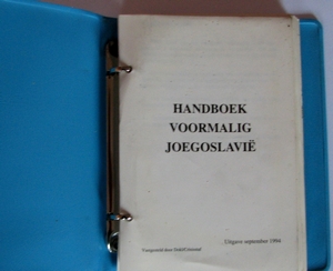 Handboek voormalig Joegoslavi