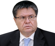 officile foto van het hoofd van Oeljoekajev
